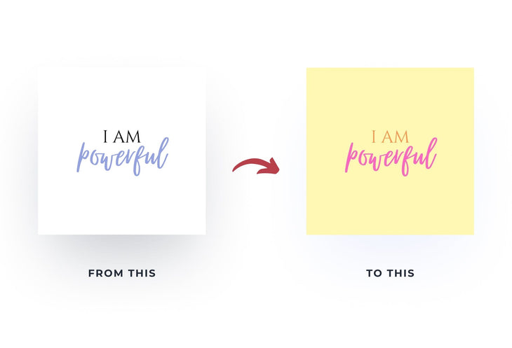 Ladystrategist 30 Positive Affirmations Instagram Post Canva Templates instagram canva templates social media templates etsy free canva templates
