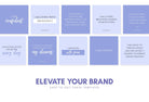 Ladystrategist 30 Positive Affirmations Instagram Post Canva Templates instagram canva templates social media templates etsy free canva templates