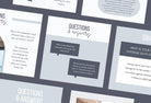 Ladystrategist 30 Q&A Real Estate - Instagram Post Canva Templates instagram canva templates social media templates etsy free canva templates