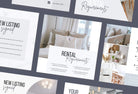 Ladystrategist 30 Real Estate Checklists - Instagram Post Canva Templates instagram canva templates social media templates etsy free canva templates