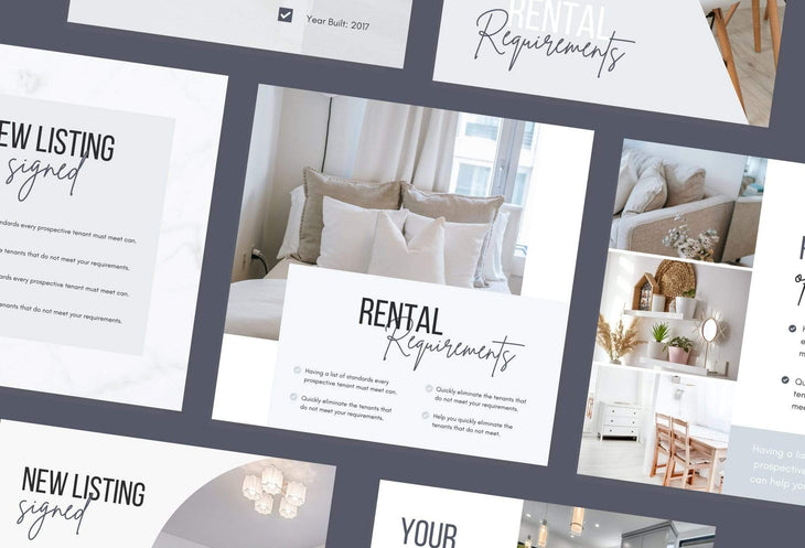 Ladystrategist 30 Real Estate Checklists - Instagram Post Canva Templates instagram canva templates social media templates etsy free canva templates