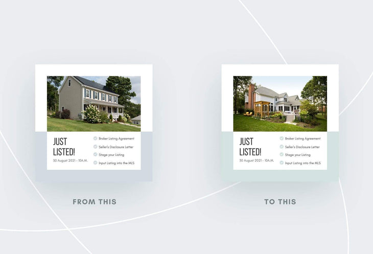 Ladystrategist 30 Real Estate Checklists - Instagram Post Canva Templates instagram canva templates social media templates etsy free canva templates