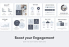 Ladystrategist 30 Real Estate Infographics - Instagram Post Canva Templates instagram canva templates social media templates etsy free canva templates