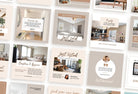 Ladystrategist 30 Real Estate Infographics Instagram Post Canva Templates V2 instagram canva templates social media templates etsy free canva templates