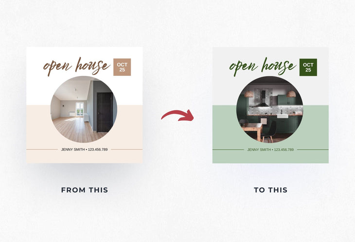 Ladystrategist 30 Real Estate Infographics Instagram Post Canva Templates V2 instagram canva templates social media templates etsy free canva templates