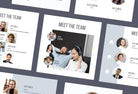 Ladystrategist 30 Real Estate Meet the Team - Instagram Post Canva Templates instagram canva templates social media templates etsy free canva templates