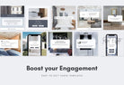 Ladystrategist 30 Real Estate Reminders and Notifications - Instagram Post Canva Templates instagram canva templates social media templates etsy free canva templates