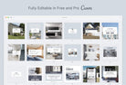 Ladystrategist 30 Real Estate Reminders and Notifications - Instagram Post Canva Templates instagram canva templates social media templates etsy free canva templates