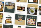 Ladystrategist 30 Restaurant Instagram Post Canva Templates V2 instagram canva templates social media templates etsy free canva templates