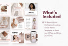 Ladystrategist 30 Rose Gold Bold Instagram Post Canva Templates instagram canva templates social media templates etsy free canva templates