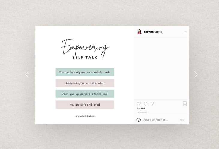 Ladystrategist 30 Self Care Instagram Post Canva Templates instagram canva templates social media templates etsy free canva templates