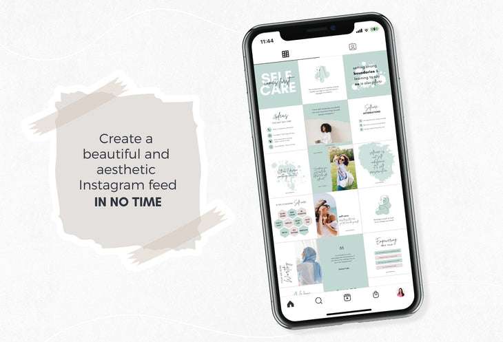 Ladystrategist 30 Self Care Instagram Post Canva Templates instagram canva templates social media templates etsy free canva templates
