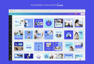 Ladystrategist 30 SEO Instagram Post Canva Templates instagram canva templates social media templates etsy free canva templates