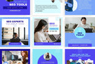 Ladystrategist 30 SEO Instagram Post Canva Templates instagram canva templates social media templates etsy free canva templates