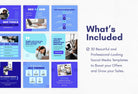 Ladystrategist 30 SEO Instagram Post Canva Templates instagram canva templates social media templates etsy free canva templates