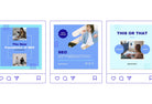 Ladystrategist 30 SEO Instagram Post Canva Templates instagram canva templates social media templates etsy free canva templates