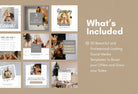 Ladystrategist 30 Silver New Year Instagram Post Canva Templates instagram canva templates social media templates etsy free canva templates