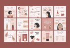 Ladystrategist 30 Skincare THIS OR THAT / Would you rather - Instagram Post Canva Templates instagram canva templates social media templates etsy free canva templates