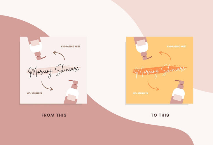 Ladystrategist 30 Skincare THIS OR THAT / Would you rather - Instagram Post Canva Templates instagram canva templates social media templates etsy free canva templates