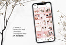 Ladystrategist 30 This or That Would you rather  Rose Gold Instagram Engagement Booster Post Canva Templates instagram canva templates social media templates etsy free canva templates