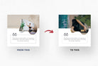 Ladystrategist 30 Wellness Instagram Post Canva Templates instagram canva templates social media templates etsy free canva templates