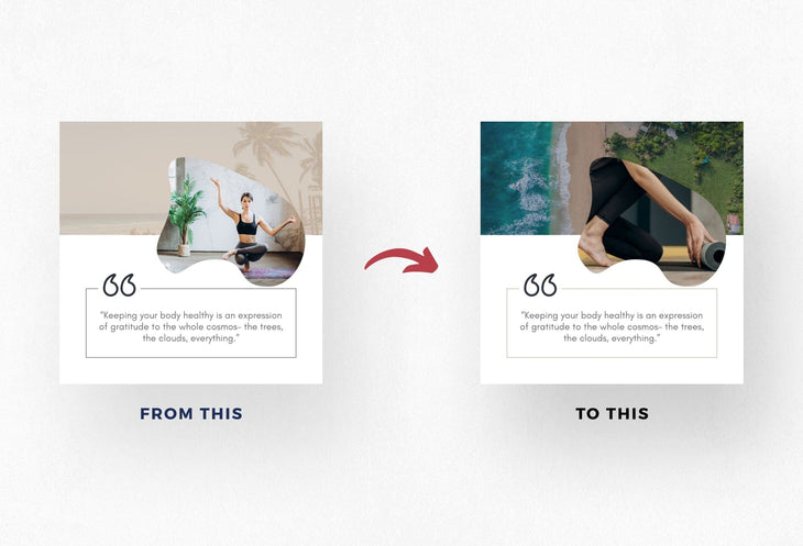 Ladystrategist 30 Wellness Instagram Post Canva Templates instagram canva templates social media templates etsy free canva templates