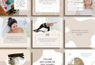 Ladystrategist 30 Wellness Instagram Post Canva Templates instagram canva templates social media templates etsy free canva templates