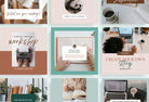 Ladystrategist 30 Writers Instagram Engagement Posts V2 instagram canva templates social media templates etsy free canva templates