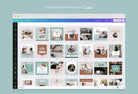 Ladystrategist 30 Writers Instagram Engagement Posts V2 instagram canva templates social media templates etsy free canva templates