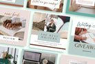 Ladystrategist 30 Writers Instagram Engagement Posts V2 instagram canva templates social media templates etsy free canva templates