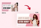 Ladystrategist 30 YouTube Thumbnails For Personal Brands Coaches Realtors Social Media Vlogs instagram canva templates social media templates etsy free canva templates