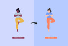 Ladystrategist 40 Unique Yoga Illustrations - Fully Editable in Canva instagram canva templates social media templates etsy free canva templates