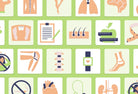 Ladystrategist 50 Unique Yoga and Wellness Benefits Icons Illustrations - Fully Editable in Canva instagram canva templates social media templates etsy free canva templates