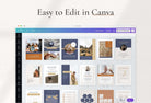 Ladystrategist 7-Day Challenge Lead Magnet Template instagram canva templates social media templates etsy free canva templates
