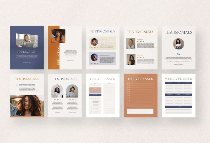Ladystrategist 7-Day Challenge Lead Magnet Template instagram canva templates social media templates etsy free canva templates