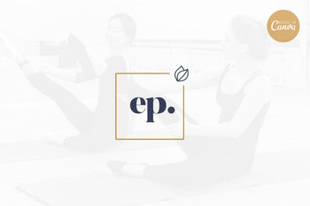 Ladystrategist Shop DIY EP Yoga Brand Logo Canva Template instagram canva templates social media templates etsy free canva templates