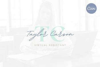 Ladystrategist Shop DIY Taylor Virtual Assistant Brand Logo Canva Template instagram canva templates social media templates etsy free canva templates