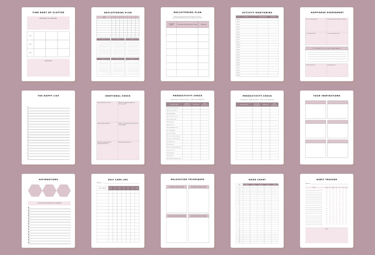 Ladystrategist ADHD Therapy Planner Canva Template A4 Size instagram canva templates social media templates etsy free canva templates