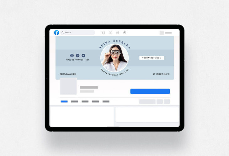 Ladystrategist Adira Facebook Cover Canva Template instagram canva templates social media templates etsy free canva templates