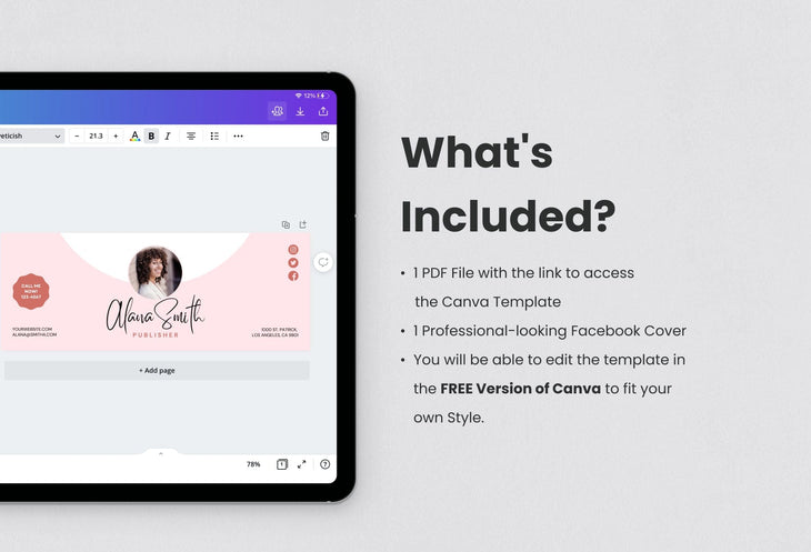 Ladystrategist Alana Facebook Cover Canva Template instagram canva templates social media templates etsy free canva templates