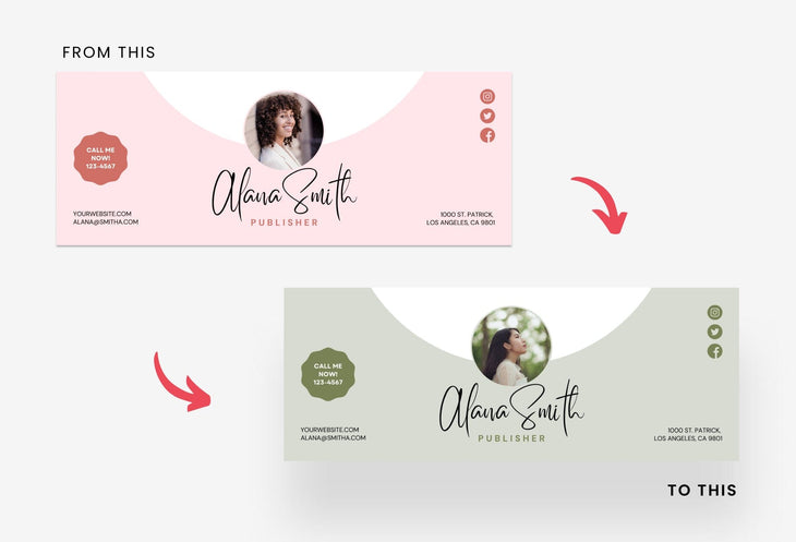 Ladystrategist Alana Facebook Cover Canva Template instagram canva templates social media templates etsy free canva templates