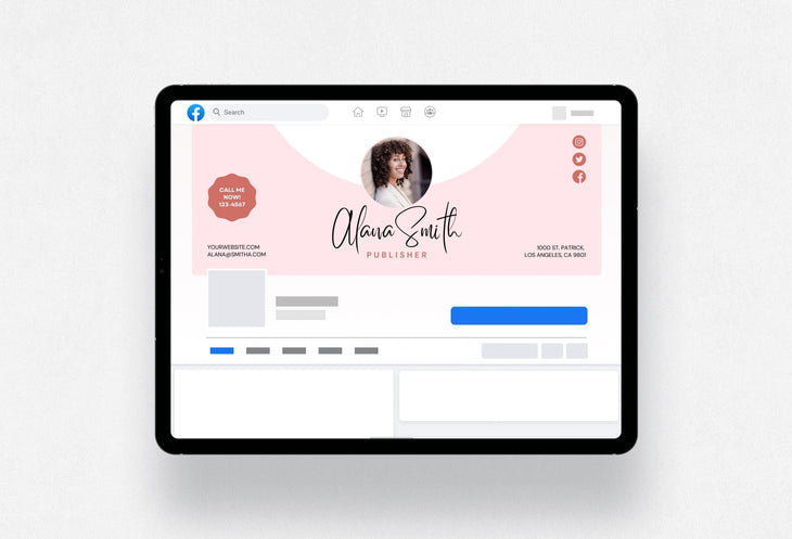 Ladystrategist Alana Facebook Cover Canva Template instagram canva templates social media templates etsy free canva templates