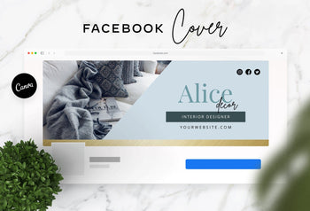 Ladystrategist Alice Facebook Cover Canva Template instagram canva templates social media templates etsy free canva templates