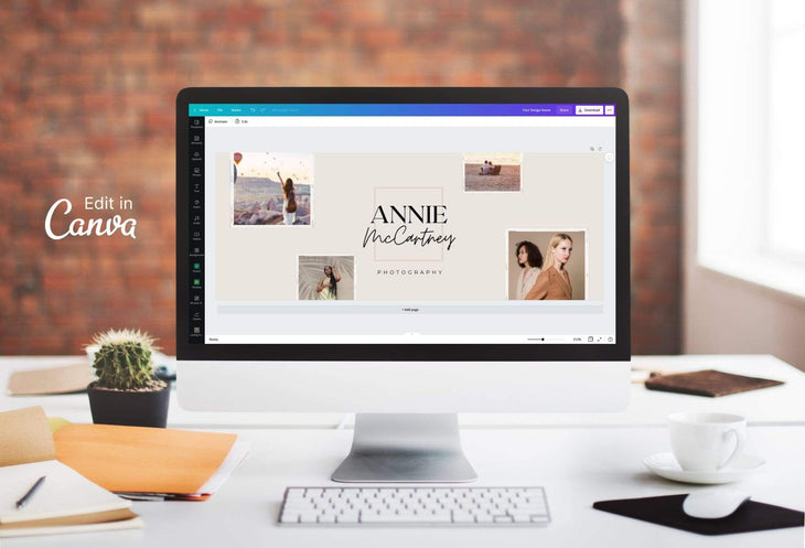 Ladystrategist Annie Facebook Cover Canva Template instagram canva templates social media templates etsy free canva templates