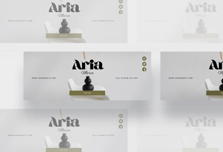 Ladystrategist Aria Facebook Cover Canva Template instagram canva templates social media templates etsy free canva templates