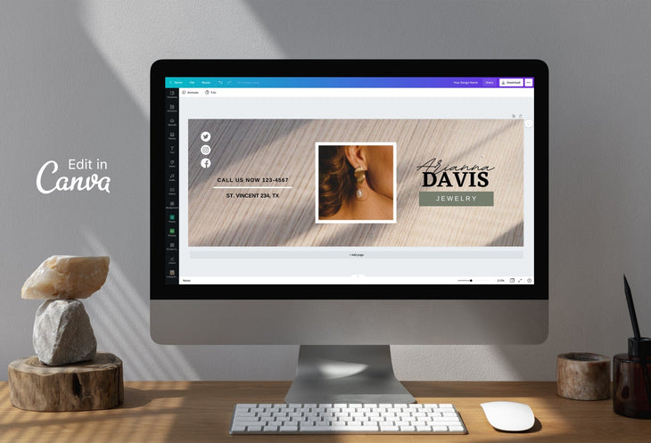 Ladystrategist Arianna Facebook Cover Canva Template instagram canva templates social media templates etsy free canva templates