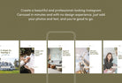 Ladystrategist Aurora Real Estate 6-Page Carousel Canva Template instagram canva templates social media templates etsy free canva templates