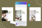 Ladystrategist Aurora Real Estate 6-Page Carousel Canva Template instagram canva templates social media templates etsy free canva templates