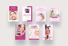 Ladystrategist Beauty Pinterest Template instagram canva templates social media templates etsy free canva templates