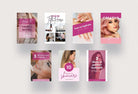 Ladystrategist Beauty Pinterest Template instagram canva templates social media templates etsy free canva templates